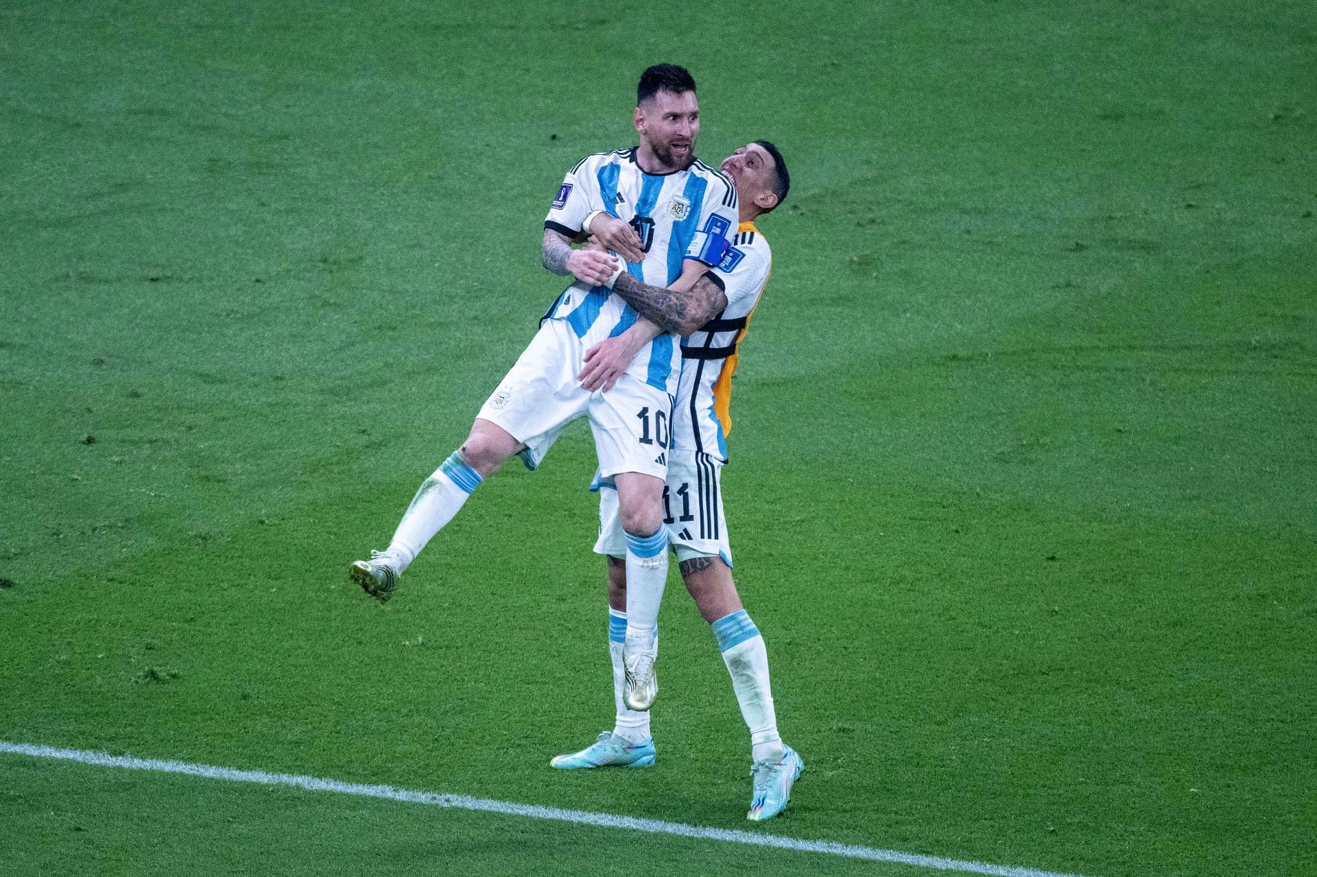 Lionel Messi and Angel Di Maria